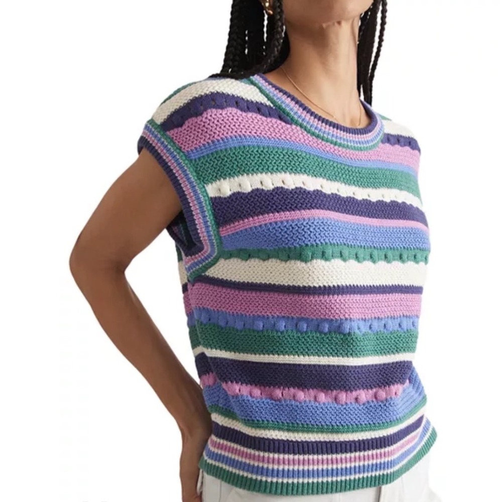 Marine Layer Striped Sweater Vest
